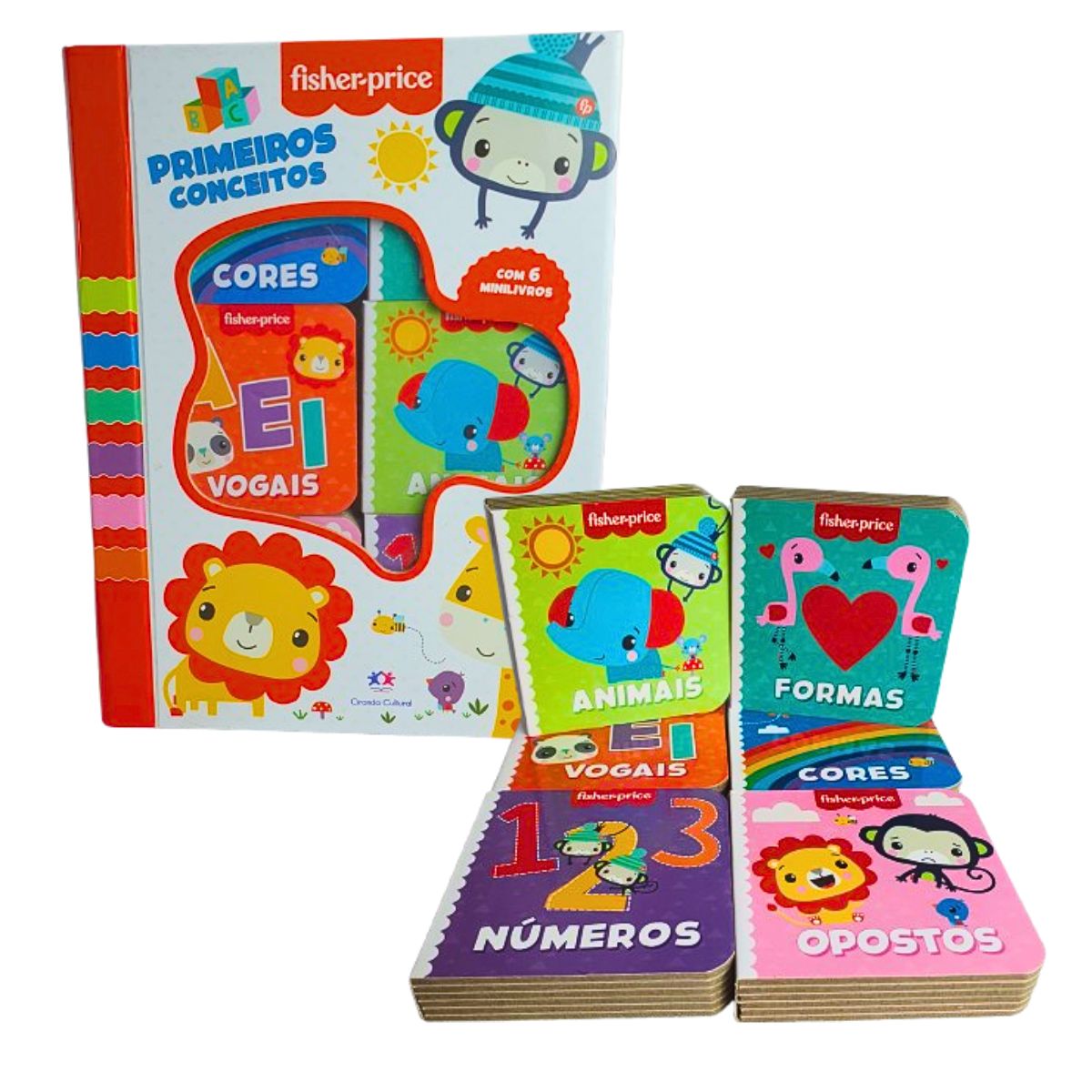 Livros Box Com 6 Minilivros Primeiros Conceitos / Fisher - Price - Ciranda Cultural Livros Box Com 6 Minilivros Primeiros Conceitos / Fisher - Price - Ciranda Cultural